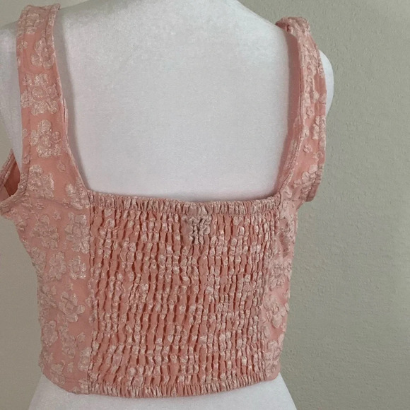 Nwt Wild Fable Brocade Corset, vintage inspired, pink, M - Picture 13 of 16